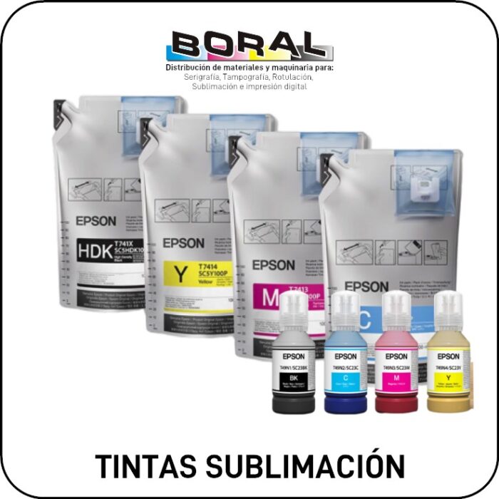 Tintas Sublimaci N Epson Distribuciones Boral